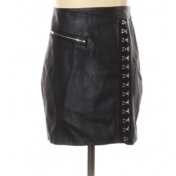 NWT One Way Faux Leather Skirt - Picture 1 of 6